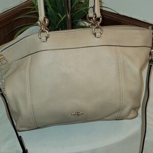 Coach Pebbled Leather Satchel/ Crossbody
